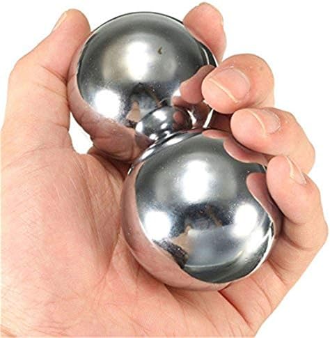Madlst 2pcs Solid Steel Massage Fitness Handball - Tools & Home Improvement EDC Gadgets Massage Fitness Handball