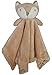 Bon Bebe Newborn Baby Huggybuddy Plush Security Blanket (2 Pack) Fox, Newborn