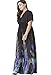 Zuku Life Women's V-Neck Versatile Long Floral Print Maxi Dress