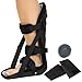 Vive Hard Plantar Fasciitis Night Splint and Trigger Point Spike - Stabilizer Brace Relieves Inflammation - Foot Support Boot Features Adjustable Hook and Loop Straps for Achilles Pain Relief