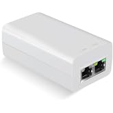 Gigabit PoE Injector 48V 15W, IEEE802.3af Compliant PoE Injector Adapter | Single Port PoE Power Injector for IP Camera, Wireless Access Point, IP Phones, EN15GF