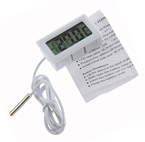 START New Mini Digital LCD High Thermometer With Probe Celsius