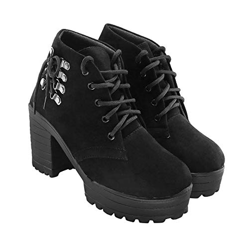 next girls black boots