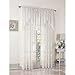 No. 918 24520 Alison Floral Lace Sheer Rod Pocket Curtain Valance, 58