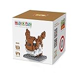GRHOSE LOZ Diamond Blocks Nanoblock Pokemon Eevee Educational Toy 130pcs
