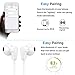 Earbuds with Mic and Volume Control, Headphones with Microphone for iPhone 7 Earphones Noise Cancelling for 7Plus 8Plus X XS Max XR Ear Buds (Wired Bluetooth Connectivity)