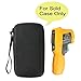 co2CREA Hard Travel Case Replacement for Fluke 62 Max+ / 62 Max / 64 Max / 59 Max+ / 59 Max / 59 Mini Infrared IR Thermometer (Black Case)