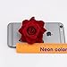 Artificial Flower 6cm Silk Blooming Rose Heads for Wedding Decoration DIY Wreath Scrapbooking Corsage Flowers 7pcs (Burgundy)
