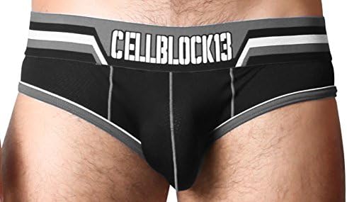CellBlock 13 Men's Interceptor Brief Grey Medium