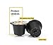 i Cafilas Reusable Capsules Refillable Coffee Capsule Filter Compatible With Nespresso coffee machines with Coffee Spoon brush (Gold)