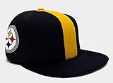 Pittsburgh Steelers Mitchell & Ness Foam Helmet Snapback Cap Hat Black Yellow