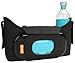 Munchkin Brica Stroller Organizer Plus with Phone Viewer and Wipes Case, Black