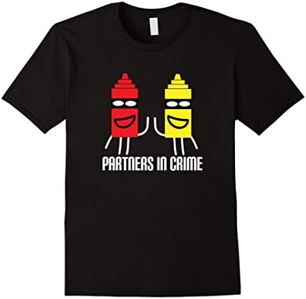 Mens Partners in Crime T-Shirt XL Black