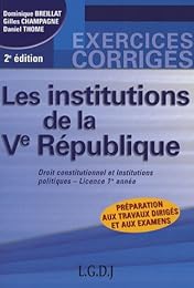 Les  institutions de la Ve République