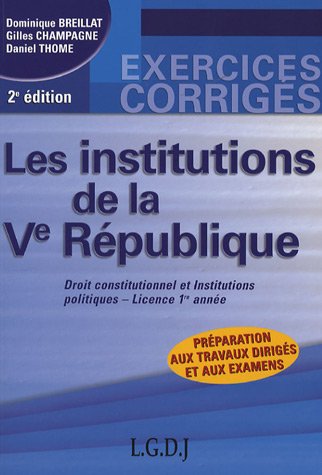 Les  institutions de la Ve République