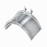 Azar 800026 Clear Lexan Plastic Necklace Half Round Bar, For Pegboard and Slatwall Only