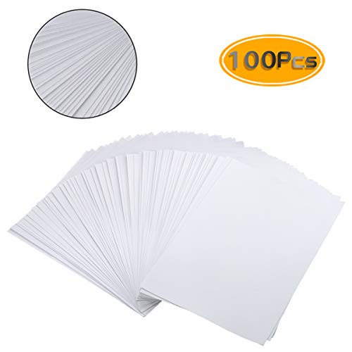 100Sheets Newbested White Watercolor Paper Cold Press Cut Bulk Pack for Beginning Artists or Students. (10 x 7 Inch) (12 x 8 INCH)