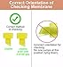 Replacement Valve and Membrane Compatible with Medela Breastpumps (Swing, Lactina, Pump in Style), 4X Valves/6x Membranes, Part #87089; Repaces Medela Valve and Medela Membrane