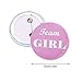 Zhanmai 40 Pieces Gender Reveal Button Pins Boy Girl Pinback Button Pins for Team Baby Shower Party Favors, 2 Inches