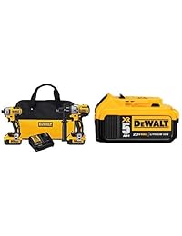 DEWALT - Kit combinado de destornillador de martillo y controlador de impacto, 20 V máximo, XR, de iones de litio, sin escobillas