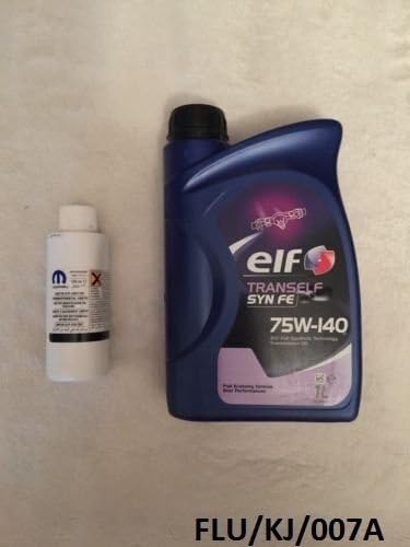 Mopar ELF Front Differential Fluid SET Jeep Cherokee XJ & KJ 1984-2007