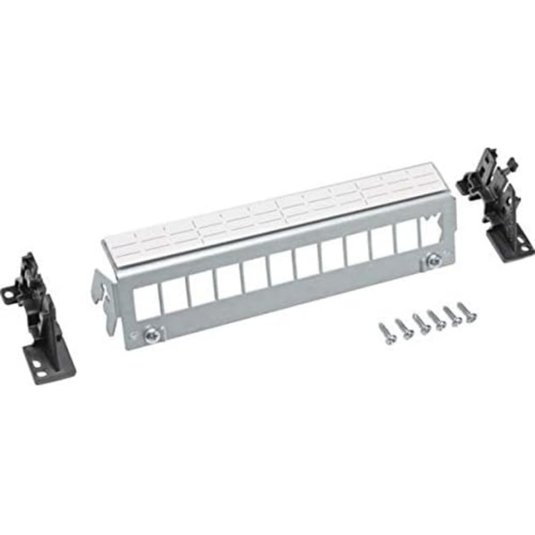 Hager FZ12MK Patch Panel 12-fold, Keystone