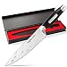Japanese Chef Knife, Awakelion 8" Professional High Carbon Stainless Steel Kitchen Knife,Sharp Blade and Balanced Ergonomic Pakka Wood Handle with Gift Box