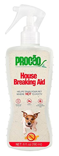 PROCÃO Dog Potty Trainer House Breaking Aid No Go - 6 fl oz bottle - Indoor or Outdoor Use, Teaches Pets Where Not To Go, and Shortens Potty Training Time - Repels Pups to From No Go Zones