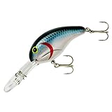 Bandit 3A20 300 Series Crank Bait Fishing Lure, Threadfin Shad Finish