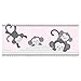 Bedtime Originals Wallpaper Border, Pinkie