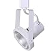 Direct-Lighting 50005 White PAR30 Gimbal Ring Line Voltage Track Lighting Head