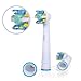 Premium Oral-B Floss Action Generic Replacement Toothbrush Heads, 4 Pack