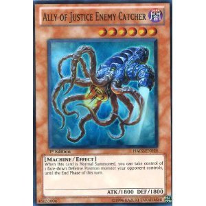 Yu-Gi-Oh! - Ally of Justice Enemy Catcher (HA02-EN020) - Hidden Arsenal 2 - 1st Edition - Super Rare