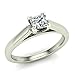 Princess Cut Diamond Engagement Ring 14K White Gold 1/4 ctw (Ring Size 6.5)
