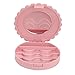 Icocol Acrylic Cute Bow False Eyelash Storage Box Makeup Cosmetic Mirror Case Organizer