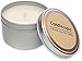Candlecopia Gardenia Strongly Scented Hand Poured Vegan Travel Tin Candle, 8 Ounce Tin