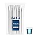 Small Clear Plastic Cups – Shot Glasses | 3 oz. 100 Pack | Hard Disposable Cups | Plastic Cocktail Glasses | Plastic Drinking Cups | Plastic Party Cups | Mouth Wash Cups | Bulk Wedding Tumblers