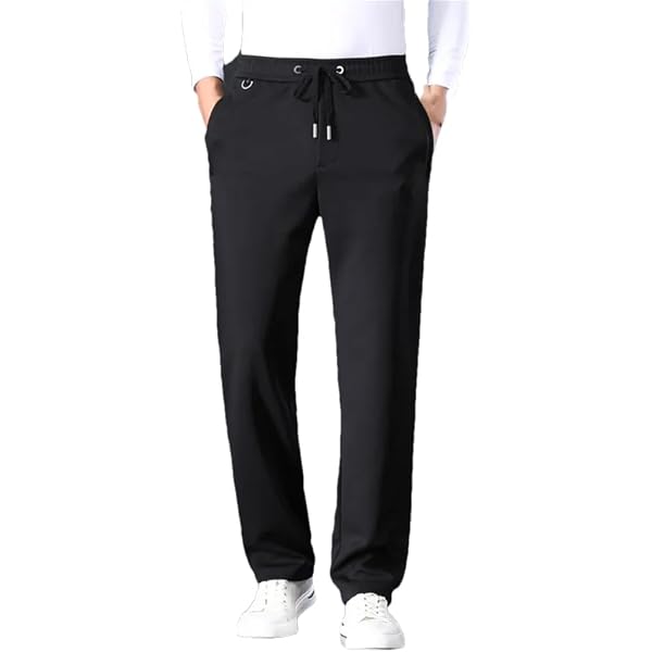 RGM Mens Dress Pants Flat Front - Machine Washable Casual Pants for  Everyday Comfort