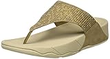 FitFlop Women's Lulu Popstud Toe Post Flip Flop, Desert Stone, 6 M US