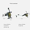 MGIZLJJ Rowing Machines, Rowing Machine,Foldable Resistance Adjustable Indoor Multi Functional Sports and Fitness…