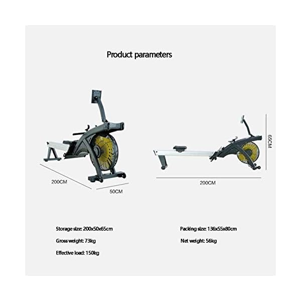 MGIZLJJ Rowing Machines, Rowing Machine,Foldable Resistance Adjustable Indoor Multi Functional Sports and Fitness…