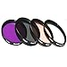Polaroid Optics 62mm 4 Piece Filter Set (UV, CPL, FLD, WARMING)