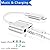 Headphone and Charger Adapter, Lightning to 3.5mm Aux Earphone Jack Audio Adaptor for iPhone 7/7Plus/X/8/8Plus/6/6Plus/ipad/ipod,Lightning Adapter Charge and Earphone,Support iOS 10.3 or iOS 11(White) by Leantuq