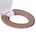 Hoocozi 2Pack Soft and Warm Thicken Toilet Seats Covers (Coffee / Light Coffee)