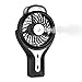 isYoung Rechargeable Handheld USB Misting Fan (Black)