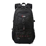 KAKA Multipurpose Business Laptop Backpack Hiking Backpack Travel Knapsack # 2020 Black