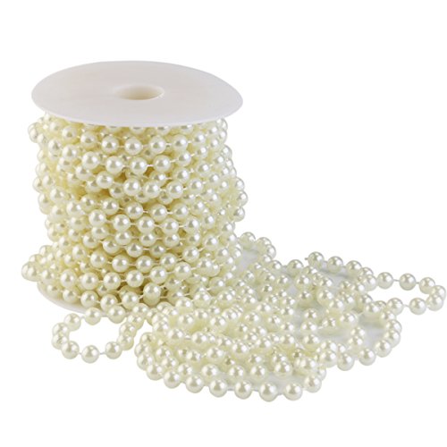 10m garland string chain acrylic pearl spool beads for wedding fa…