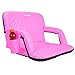 Driftsun Extra Wide Deluxe Stadium Seat Reclining Bleacher Chair Folding Back/Sport Chair Reclines Perfect Bleachers, Lawns Backyards (Expanded Width)
