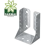 Staffa A 3 Vie Per Pergola In Acciaio Zincato, Adatta Per Legno 9x9 Cm, Kit Fai Date Per Gazebo E Tettoie Esterne, Resistente E Antiruggine