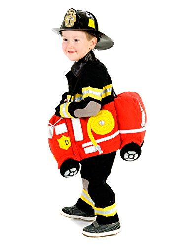 Plush Ride-In Fire Truck Toddler Costume